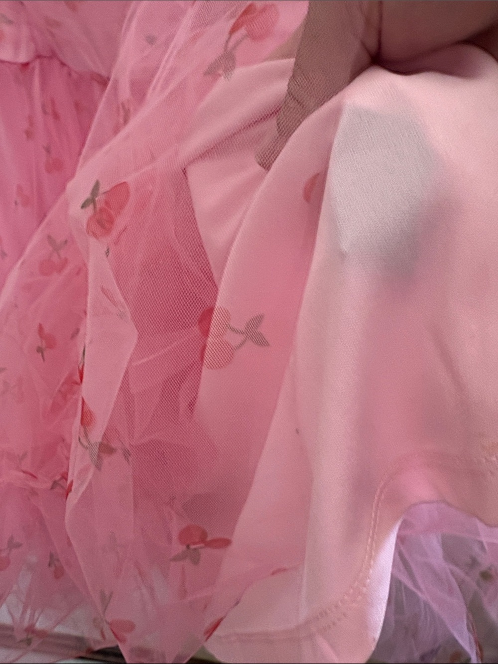 Retro Chic by Torrid Pink Floral Tulle Party Dress - Picture 3 of 5